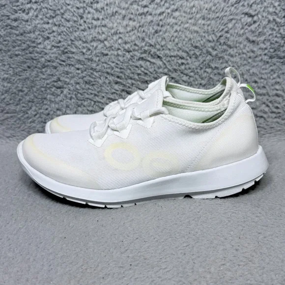 Oofos OOmg Sport LS Low Womens 9 Sneakers Shoes White Recovery Comfort - Picture 3 of 9